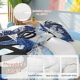 thumbnail image 5 of Ocean Waves Twin Size Comforter Set, Japanese Mountain Peaks Waves Letter Sky Bedding for All Seasons, 4 Pcs Bed Set, 1 Quiltcover (68"x86") ,1Sheet(67"x116"), 2Pillowcases (30"x20"), 5 of 10