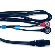 Compex Compatible Replacement Lead Wires, 4 Pack, Compex Compatible Snap Connectors
