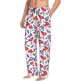 thumbnail image 6 of Sigee Forest Mushrooms1 print Men's Pajama Pants Lounge Sleep Bottoms with Elastic Waistband and Pockets-Small, 6 of 6