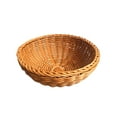 thumbnail image 2 of Travelwant Handmade Rattan Bread Baskets Round Wicker Fruit Basket for Serving, 2 of 7