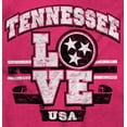 thumbnail image 2 of Tennessee Love TN Pride State Flag Women Plus Size Graphic Pullover Hoodie Brisco Brands 4X, 2 of 2