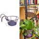 thumbnail image 1 of Hierro Arte Cestas Colgantes de Alambre Soporte para Macetas Jardinera para Plantas de Jardín Colgador para Macetas Estantes para Plantas Sopo Bronce shamjiam jardineras de barandilla al aire libre, 1 of 8
