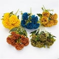 thumbnail image 5 of JASGARDE Artificial Flowers for Outdoors, 3 Pcs Fake Chrysanthemum Plant Spring Summer Decor, UV Resistant Waterproof No Fade Faux Flower for Front Door Porch Patio Planter Garden Decor, Multicolour, 5 of 5