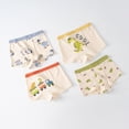 thumbnail image 2 of NIEWTR Toddler Boys Underwear Boxer Briefs Gentle Breeze Fabric Ultra Soft and Comfortable(Beige,2-3 Years), 2 of 6