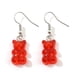 thumbnail image 4 of Guardurnaity Gancho para la oreja Dibujos animados Color caramelo Forma de oso Pendiente de gota Colgante Colgante Patrón largo Pendientes colgantes Rojo 10piezas Guardurnaity CBP277366, 4 of 5