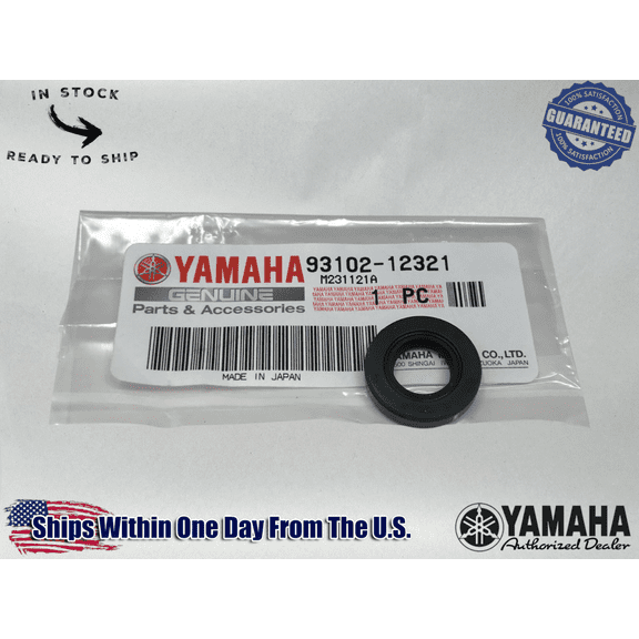 Yamaha Genuine OEM Authentic 1987-06 Banshee 350 Shift Shaft Seal 93102-12321-00