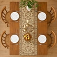 thumbnail image 3 of SPXUBZ Green Botanical Leaf Table Runner 13 x 72 Inch Vintage Herb Plant Dining Table Runner Rustic Farmhouse Kitchen Home Decor, 3 of 5