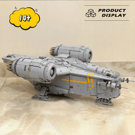6187Pcs The Razor Crest Building Blocks Model Spacecraft Bricks Toys for Boys Birthday Gifts ? decoration