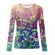 thumbnail image 4 of Blusa suelta informal con cuello redondo y manga larga para mujer Fridja  czfsfas2779, 4 of 5