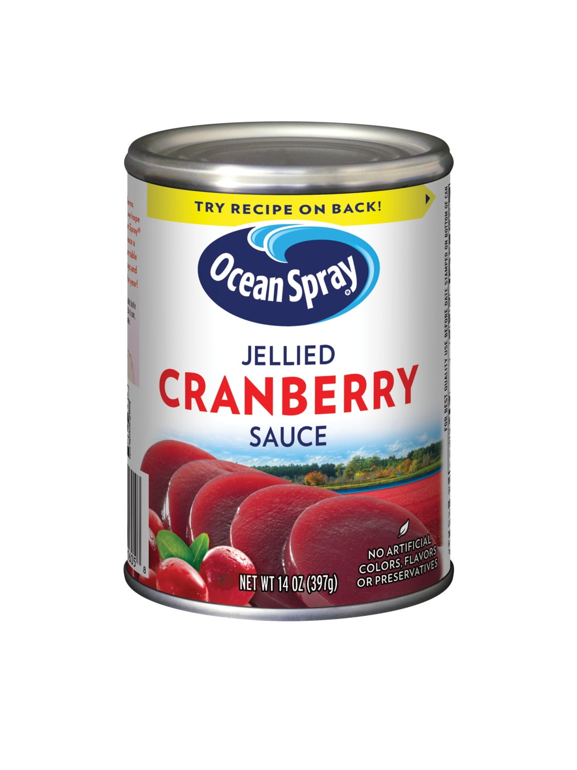 Ocean Spray Jellied Cranberry Sauce, 14 oz Can