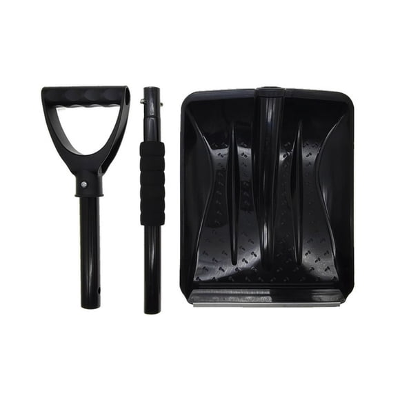CHUANK Clearance Car Driveway2024 New Upgrade Snow Shovels for Snow RemovalLightweight Portable Adjustable Large Capacity Shovel Perfect for Garden CampingSnowman Playing Black