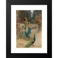 thumbnail image 2 of Warwick Goble 11x14 Black Modern Framed Museum Art Print Titled - Preziosa in the Garden (1911), 2 of 5