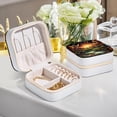 thumbnail image 6 of Mother's Day Firefly Portable Compact Jewelry Box with Customizable Grids and Imitation Metal Zipper, 6 of 6
