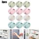 thumbnail image 4 of Stylish Self Adhesive Round Door Handle in Pink/White/Blue/Green Pack of 3, 4 of 7