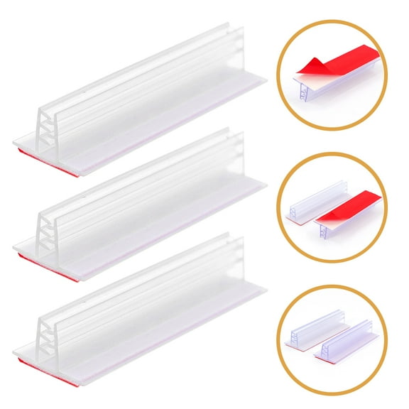 Soimiss 15pcs Poster Board Stand For Reception Areas Sneeze Guard Transparent Pvc Holder