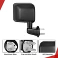 thumbnail image 5 of Ledkingdomus Right Side Door Mirrors for 2007-2017 Jeep Wrangler Manual Folding Passenger, 5 of 6
