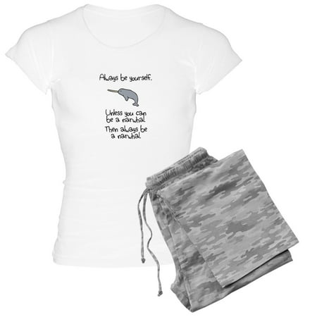 

CafePress - Always Be A Narwhal Pajamas - Women s Light Pajamas