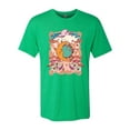 thumbnail image 2 of Wild Bobby Sun and Moon Groovy Vintage Daisy Flowers Stars Vintage Men Premium Tri Blend Tee, Envy, Small, 2 of 6