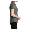 thumbnail image 2 of Womens EZPerformance Polyester Pique Polo T-Shirt Sterling Grey Medium, 2 of 6