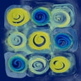 thumbnail image 2 of Loreth, Lanie 20x20 White Modern Wood Framed Museum Art Print Titled - Indigo Modern Joy I, 2 of 4