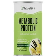 NaturalSlim Metabolic Whey Protein Powder Vanilla  Meal Replacement Shake, 10 Servings