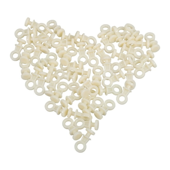 HOMEMAXS  100 Pcs Curtain Pulley Ceiling Track Motorized Rods with Remote Beige