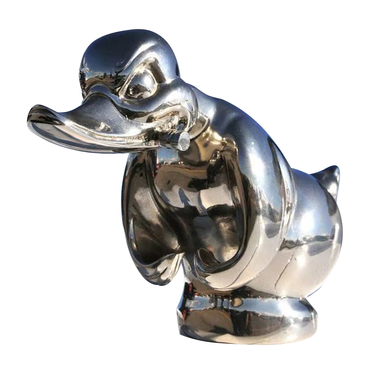 Angry Duck Hood Ornament,Resin Car Emblem Convoy Hood Ornaments for Trucks，Decor for the Inside