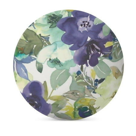 

Ceramic Coaster Floral Blue Green Pink Absorbent Coasters Set Suitable For Kinds Of Cups Modern Style Coasters For Coffee Table 4 Inches