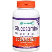 6 Pack - Glucoflex Glucosamine & Chondroitin Sulfate Dietary Supplement Caplets Triple Strength 120 ea