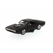 Dom's 1970 Dodge Charger R/T, Matte Black - Jada Toys Fast & Furious 97174 - 1/24 scale Diecast Model Toy Car