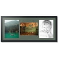 thumbnail image 1 of ArtToFrames Collage Photo Picture Frame with 1 - 10x13.75 and 2 - 11x14" Openings, Framed in Black with Forest Green and Black Mats (CDM-3926-70), 1 of 1