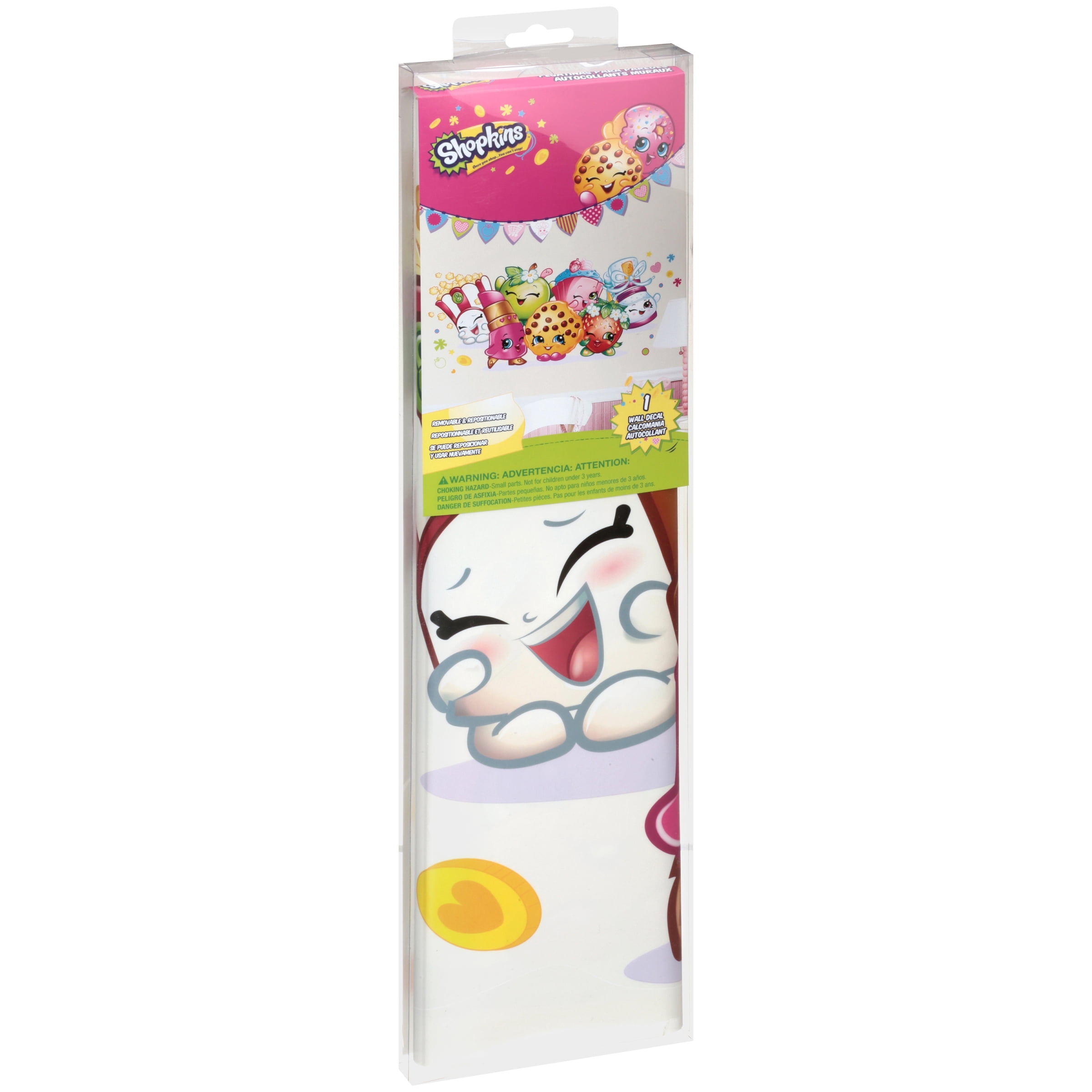 RoomMates Shopkins Pals Riesen-Wandsticker – Abziehbar & Wiederverwendbar, Perfekt Fürs Kinderzimmer