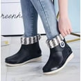 thumbnail image 2 of XIMIN Short Water Shoes Water Proof Shoes Fashionable Women Rain Boots Rain Shoes Warm Shoes Women's Short Rain Boots Water Proof Slip, 2 of 4