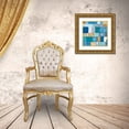 thumbnail image 3 of Mullan, Michael 12x12 Gold Ornate Wood Framed with Double Matting Museum Art Print Titled - Beachscape Collage I, 3 of 4