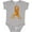 AC-Heather Grey, variant on Inktastic Leukemia Awareness with Orange Ribbon Made of Hearts Boys or Girls Baby Bodysuit