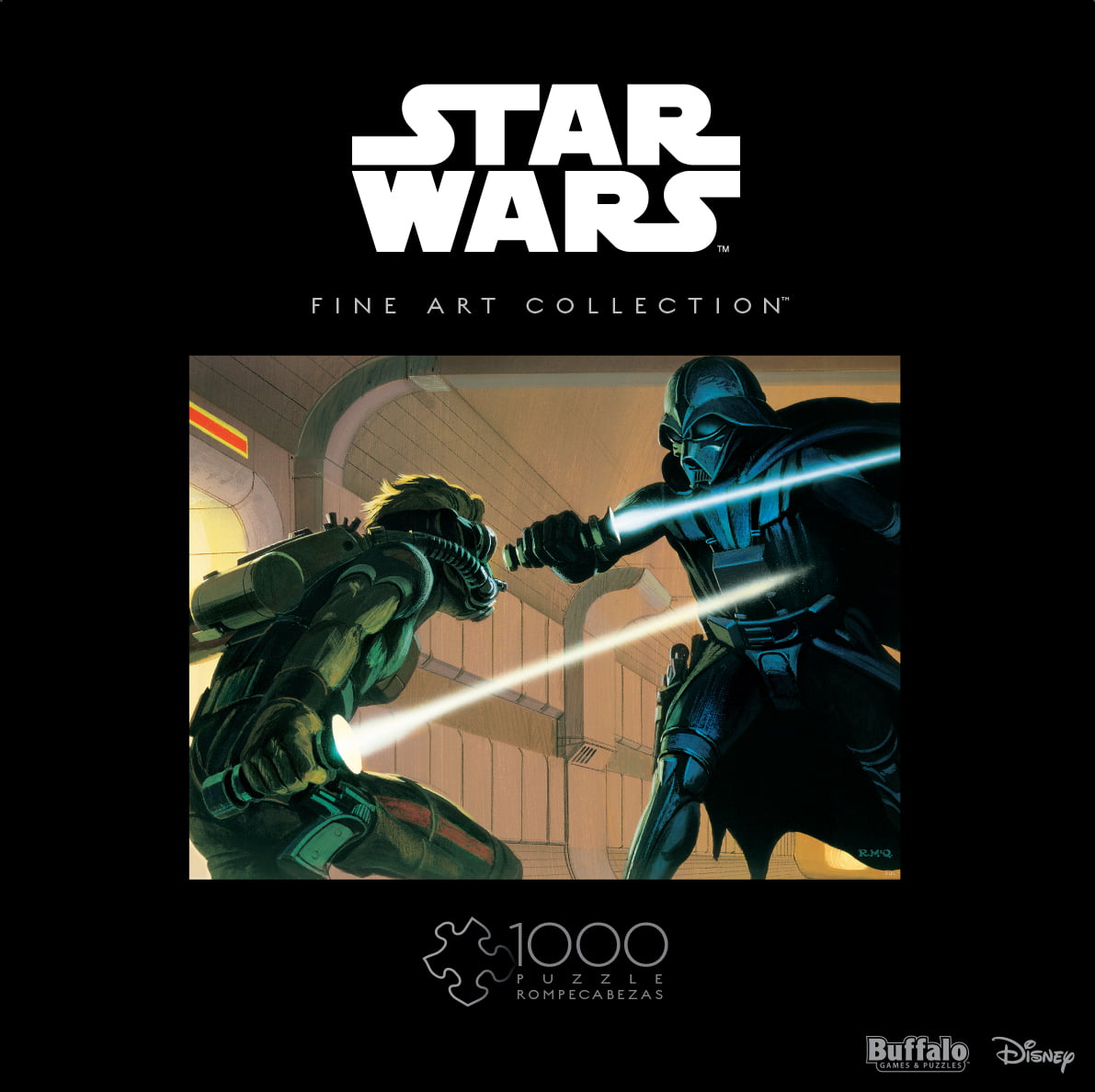 Buffalo Games Star Wars Fine Art Collection 1000Piece Jigsaw Puzzle 12554 Luke Versus Vader Concept