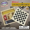 Homeware 5-in-1 Wooden Travel Game Set