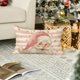 thumbnail image 5 of Funda de almohada KAIYANG con diseño de rayas de Papá Noel rosa 12 x 20 pulgadas, 5 of 5