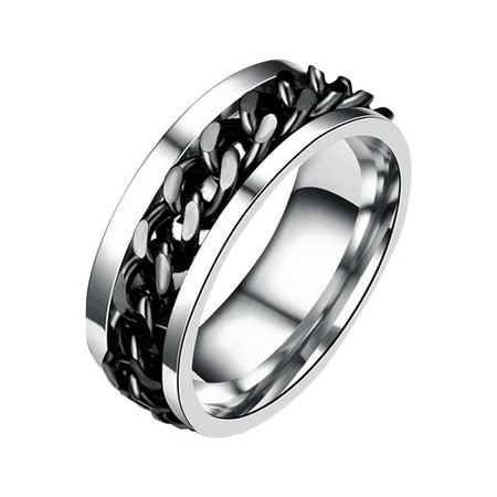 

Yubnlvae Rings Set Opener Ring Titanium Opener Chain Bottle Ring Rotation Bottle Ring Rings L