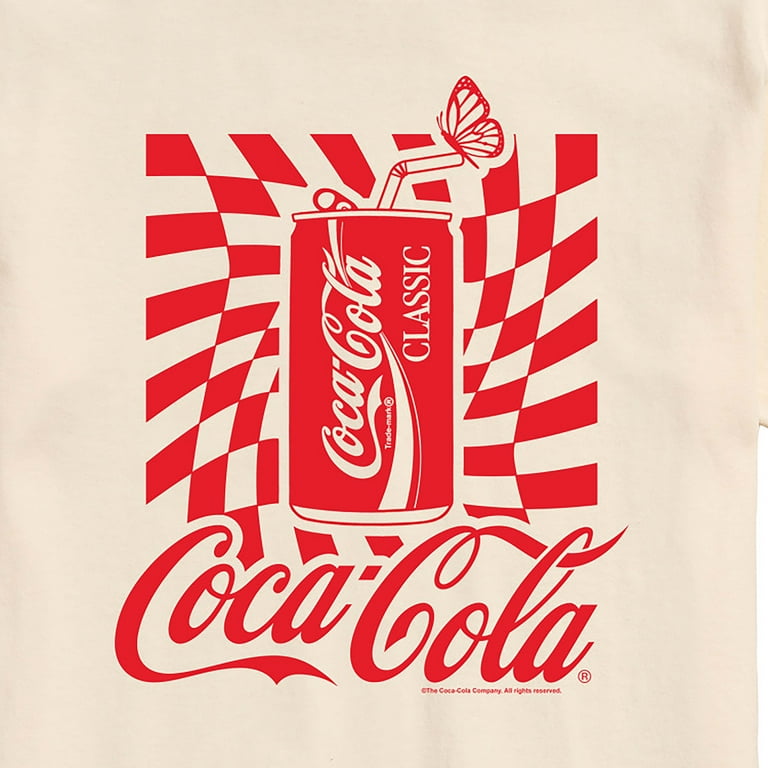 Coca Cola Warped Coke Can Men s Short Sleeve Graphic T Shirt