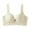 White, variant on Ohufall Women Full Coverage Bra 34B/C-46B/C Push Up Bra Seamless Wireless Bra for Women Plus Size Underwear