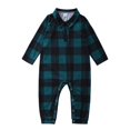thumbnail image 5 of Bullpiano Christmas 2 Piece Matching Family Pajamas Holiday PJS Plaid Pants Skirt Parent-Child Sleepwear Set, 5 of 8