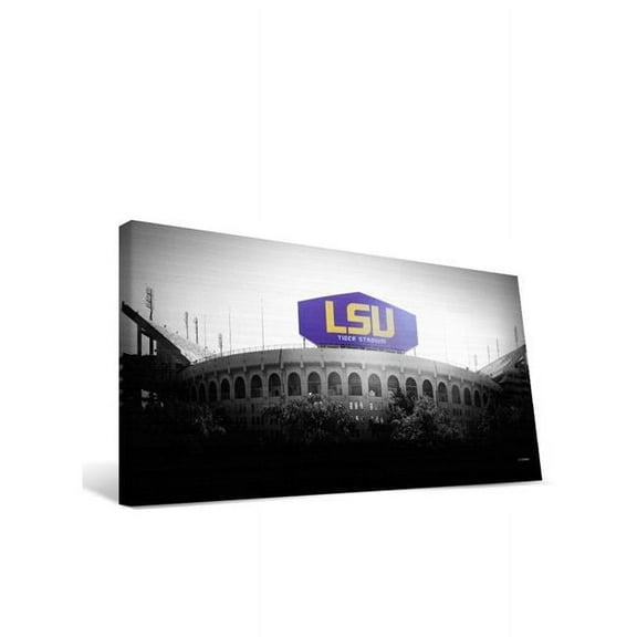 Louisiana State 16x36 Tiger Stadium Canvas