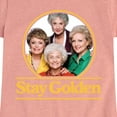thumbnail image 3 of Golden Girls - Stay Golden Group - Toddler And Youth Girls Short Sleeve Graphic T-Shirt, 3 of 5
