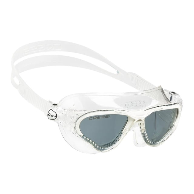 Goggle Cressi Cobra Adulto Claro/Blanco Lente Obscuro
