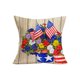 thumbnail image 4 of Funda de almohada de lino patriótico del Día de la Independencia, funda de almohada, combinación de 4 piezas, 50x50cm Wmkox124yii hfskjfh117, 4 of 9