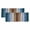 Blue, variant on Valances for Windows, Burnt Orange Brown Kitchen Curtains Valances 2 Pack for Living Room Bedroom Bathroom, Farmhouse Vintage Wooden Light Filtering Curtains Rod Pocket Valance 42"x12"