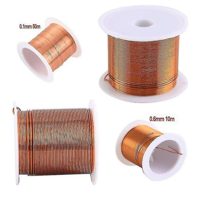 Coil Copper Wire - 0.1mm 0.2mm 0.3mm 0.4mm 0.5mm 0.6mm 0.7mm 0.8mm 0.9mm Cable Copper Wire Magnet Wire Enameled Copper Winding Wire