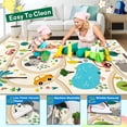 thumbnail image 2 of CAROMIO Washable Educational Game 5' x 7' Area Rug for Living Room Playroom Indoor Beige Carpet, 2 of 6