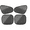 【Electrostatic Mesh Screen】Four pieces for the entire vehicle, variant on Car Window Sun Shade 4-Pack, Static Cling UV Protection Sunshades for Side Windows, Styles Universal Fit for Cars, SUVs, Vans